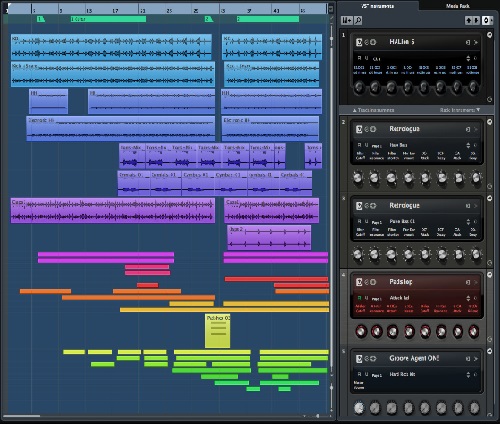 Arrangement musical visuel